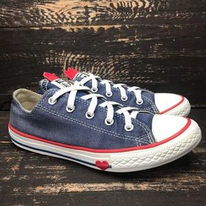 kids red converse
